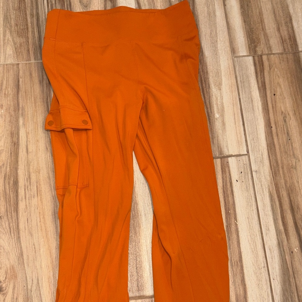Athleta  Athletic Orange Track Pants